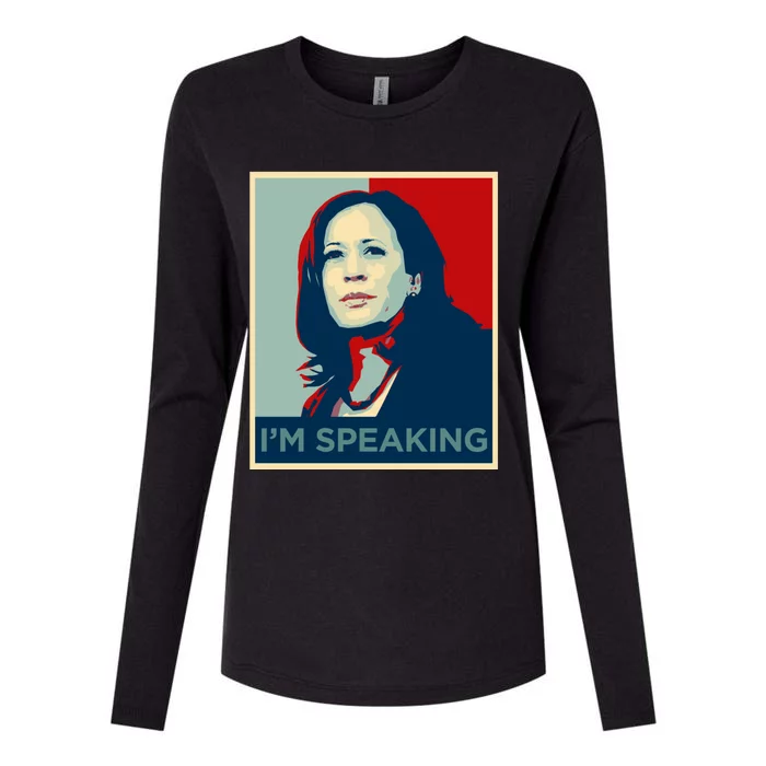 Kamala Harris Im Speaking Quote Joe Biden 2020 Womens Cotton Relaxed Long Sleeve T-Shirt