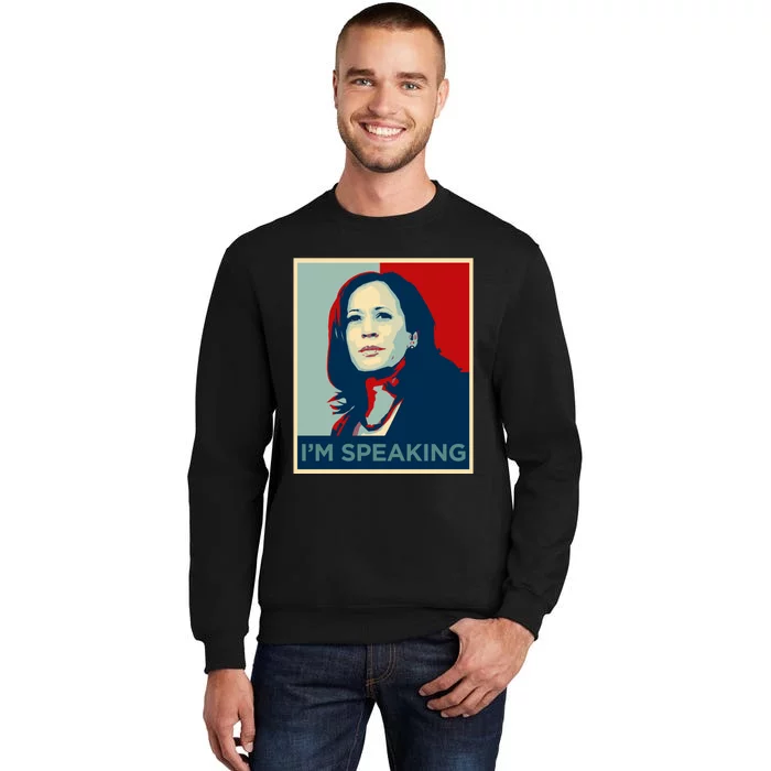 Kamala Harris Im Speaking Quote Joe Biden 2020 Tall Sweatshirt