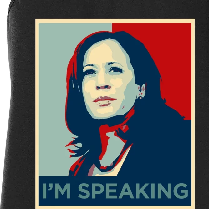 Kamala Harris Im Speaking Quote Joe Biden 2020 Women's Racerback Tank