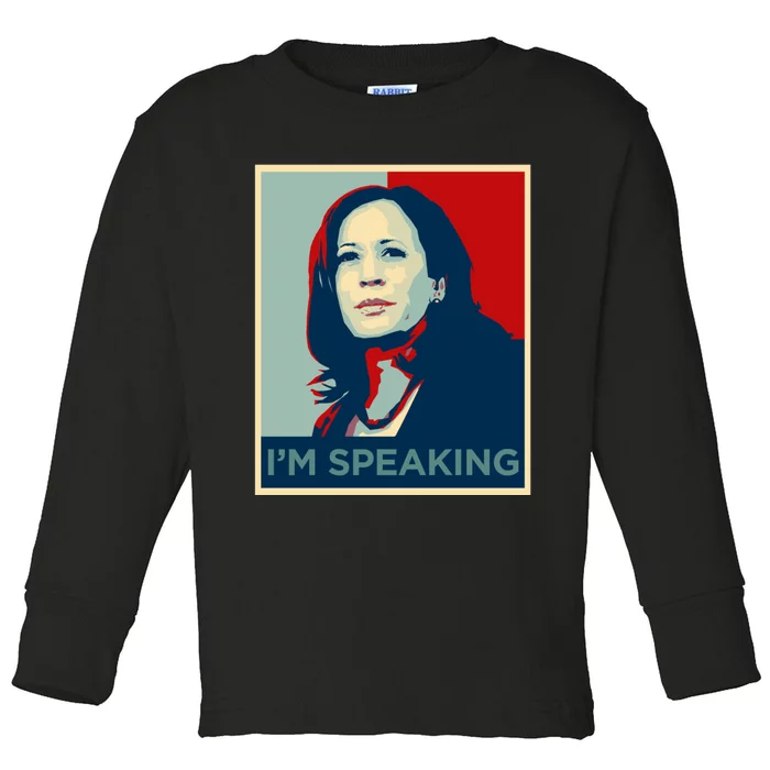 Kamala Harris Im Speaking Quote Joe Biden 2020 Toddler Long Sleeve Shirt