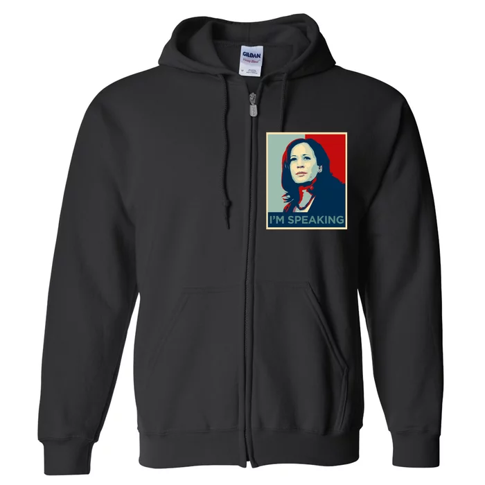 Kamala Harris Im Speaking Quote Joe Biden 2020 Full Zip Hoodie