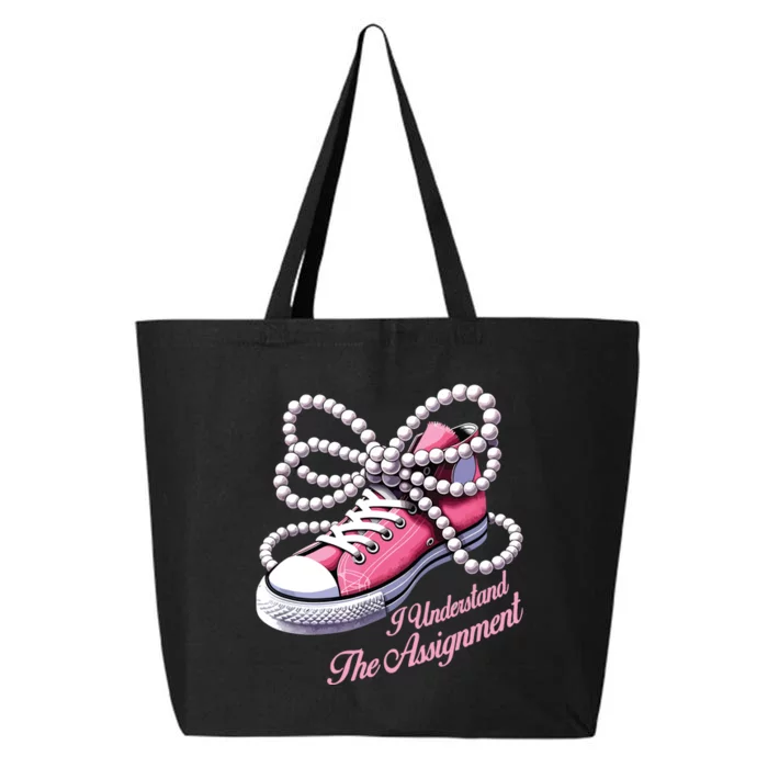 Kamala Harris I Understand The Assignment Shoes Pearl 25L Jumbo Tote