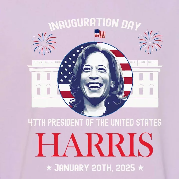 Kamala Harris Inauguration Day 2025 Madam 47th President 47 Garment-Dyed Sweatshirt