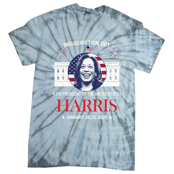 Kamala Harris Inauguration Day 2025 Madam 47th President 47 Tie-Dye T-Shirt