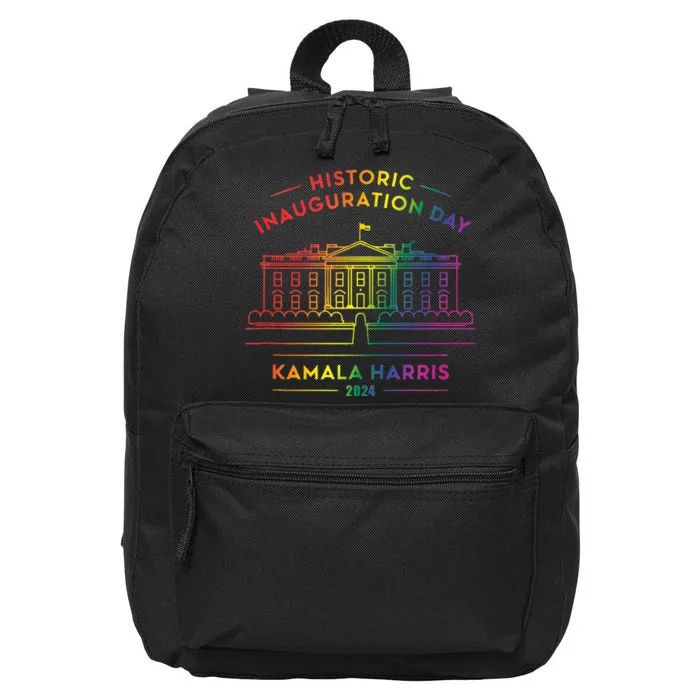 Kamala Harris Inauguration Day 2024 First Female President 16 in Basic Backpack