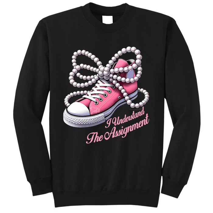 Kamala Harris I Understand The Assignment Shoes & Pearl Sweatshirt