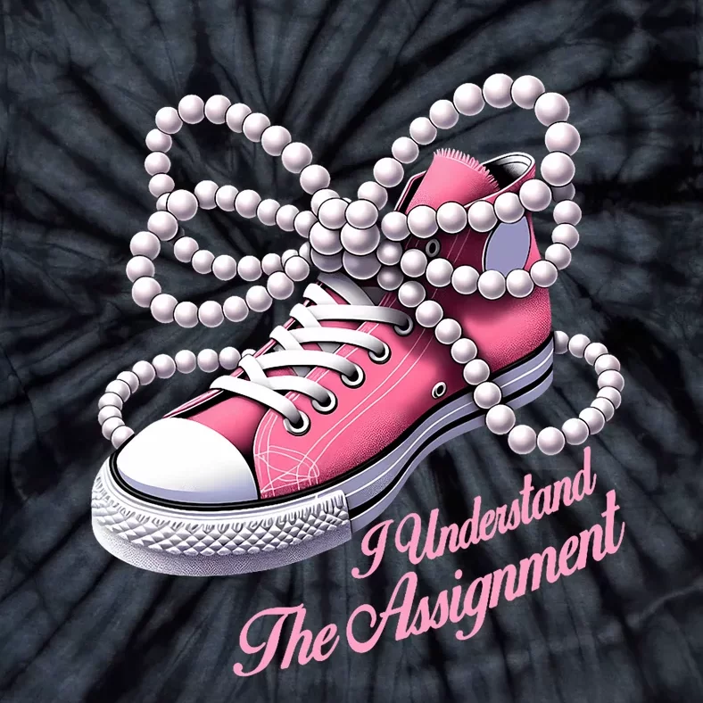 Kamala Harris I Understand The Assignment Shoes & Pearl Tie-Dye T-Shirt