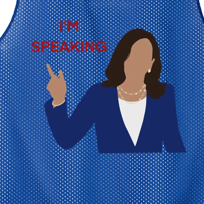 Kamala Harris I’M Speaking Meaningful Gift Mesh Reversible Basketball Jersey Tank