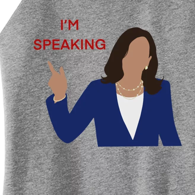 Kamala Harris I’M Speaking Meaningful Gift Women’s Perfect Tri Rocker Tank