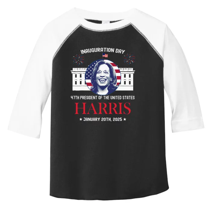 Kamala Harris Inauguration Day 2025 Madam 47th President 47 Toddler Fine Jersey T-Shirt