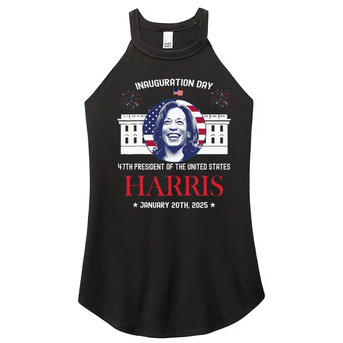 Kamala Harris Inauguration Day 2025 Madam 47th President 47 Women’s Perfect Tri Rocker Tank