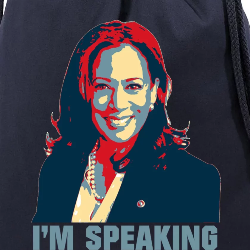 Kamala Harris I Am Speaking Presidential Campaign Gift Drawstring Bag