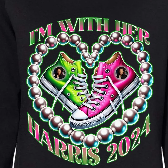 Kamala Harris Im With Her Aka Sorors Womens California Wash Sweatshirt