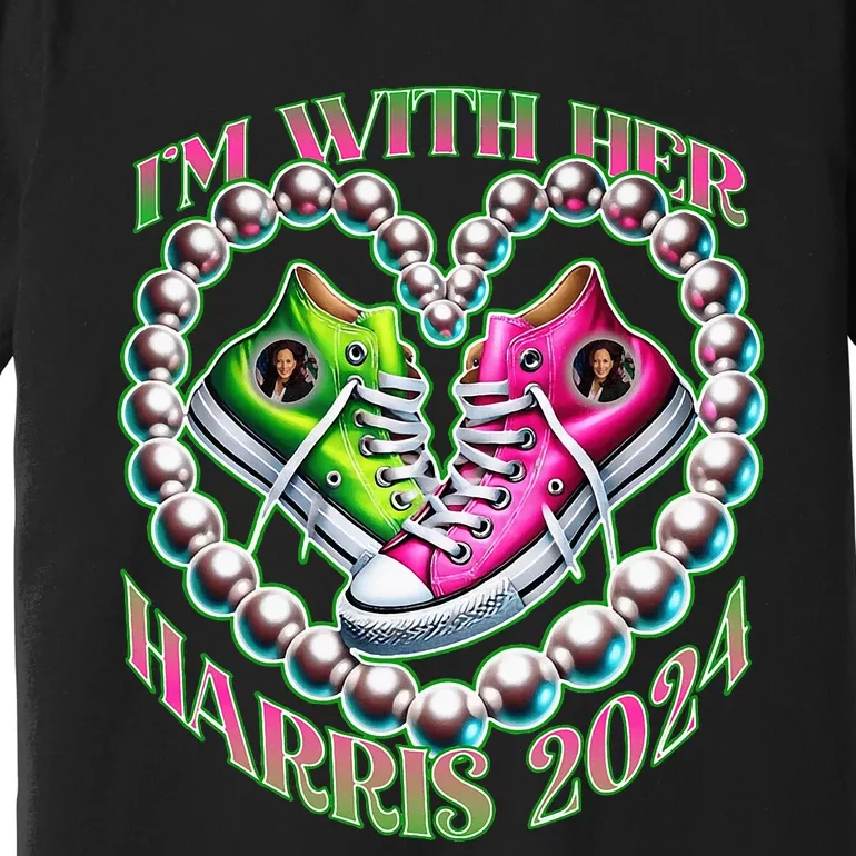 Kamala Harris Im With Her Aka Sorors Premium T-Shirt