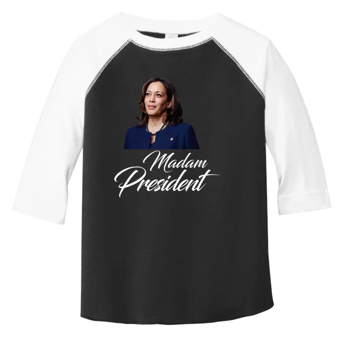 Kamala Harris Inauguration 2021 Madam Vice President Toddler Fine Jersey T-Shirt