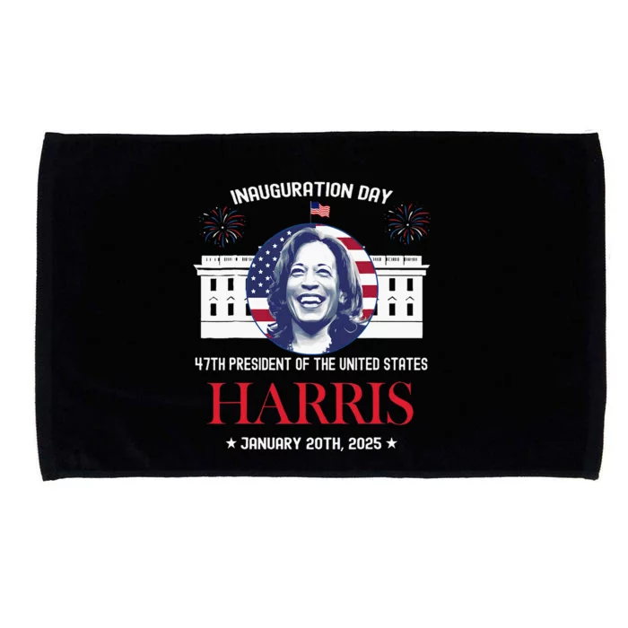 Kamala Harris Inauguration Day 2025 Madam 47th President 47 Microfiber Hand Towel