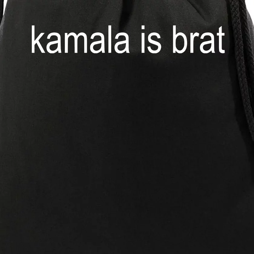 Kamala Harris Is Brat Drawstring Bag