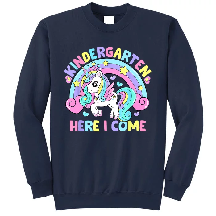 Kindergarten Here I Come Funny Unicorn Back To School Sweatshirt