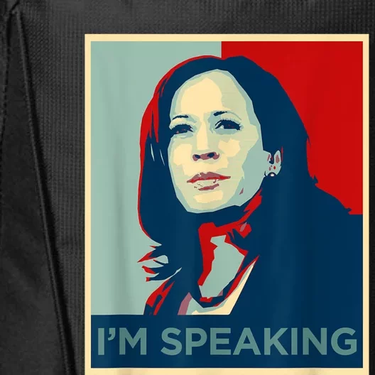 Kamala Harris Im Speaking Quote Joe Biden City Backpack