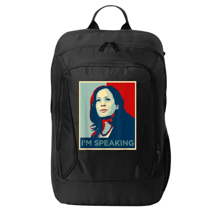 Kamala Harris Im Speaking Quote Joe Biden City Backpack