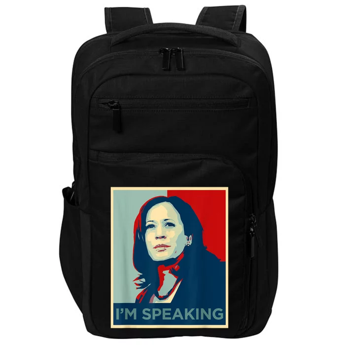 Kamala Harris Im Speaking Quote Joe Biden Impact Tech Backpack