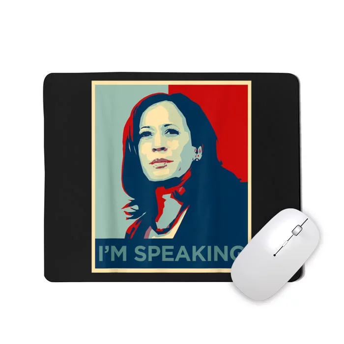 Kamala Harris Im Speaking Quote Joe Biden Mousepad