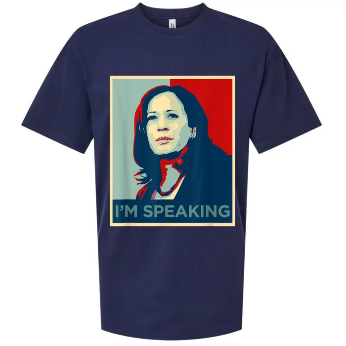 Kamala Harris Im Speaking Quote Joe Biden Sueded Cloud Jersey T-Shirt