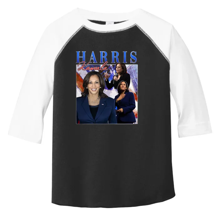 Kamala Harris Inspirational Montage Toddler Fine Jersey T-Shirt