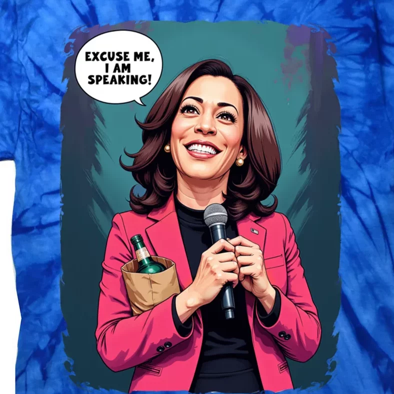 Kamala Harris I Am Speaking Funny Political Weird Meme Meaningful Gift Tie-Dye T-Shirt