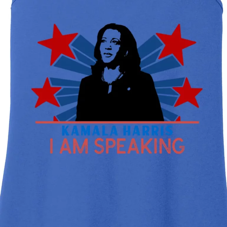 Kamala Harris I Am Speaking Madam Vice President Gift Ladies Essential Tank