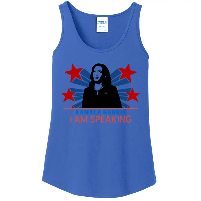 Kamala Harris I Am Speaking Madam Vice President Gift Ladies Essential Tank