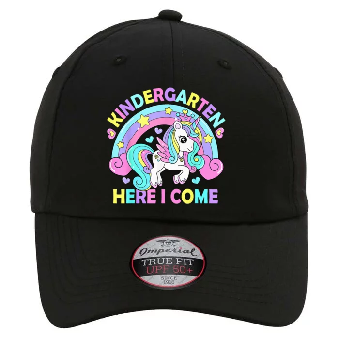 Kindergarten Here I Come Funny Unicorn Girls Back To School The Original Performance Cap