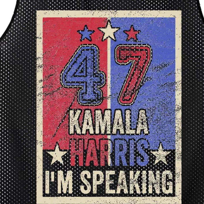 Kamala Harris IM Speaking Quote President Campaign 2024 Mesh Reversible Basketball Jersey Tank