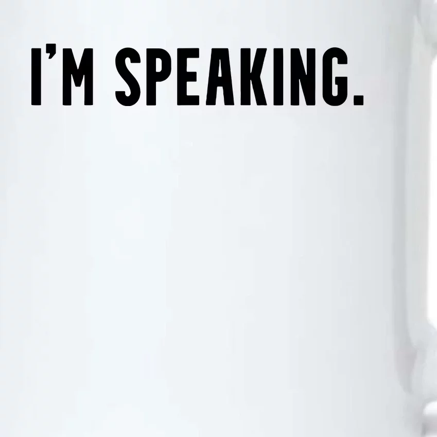 Kamala Harris Im Speaking 2024 Vp Debate Quote Black Color Changing Mug