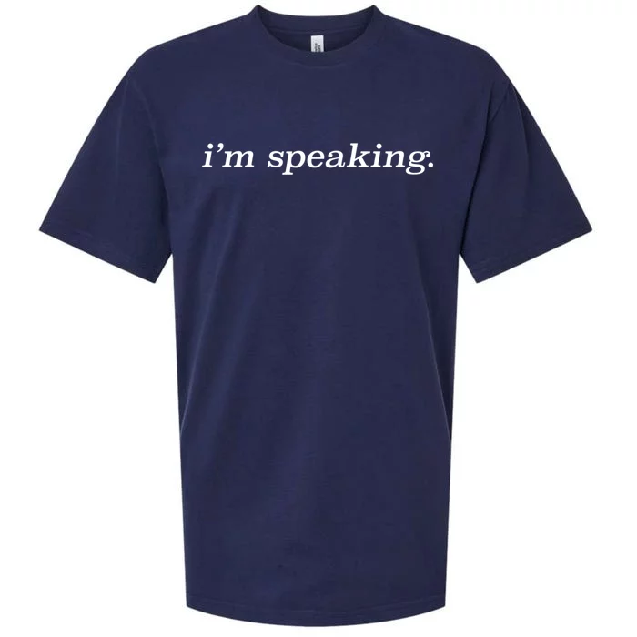 Kamala Harris IM Speaking Pro Biden Anti Trump Gift Sueded Cloud Jersey T-Shirt