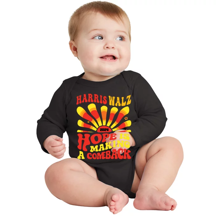 Kamala Hope Is Making A Comeback Groovy Baby Long Sleeve Bodysuit