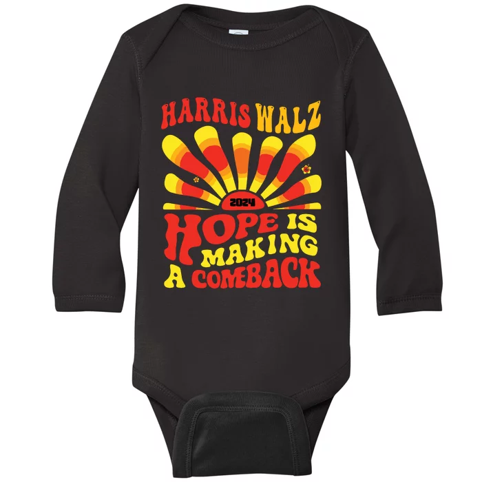 Kamala Hope Is Making A Comeback Groovy Baby Long Sleeve Bodysuit