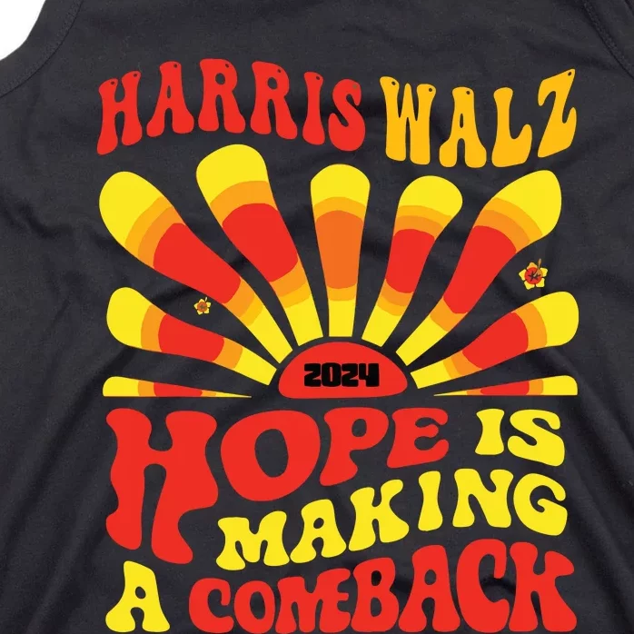 Kamala Hope Is Making A Comeback Groovy Tank Top