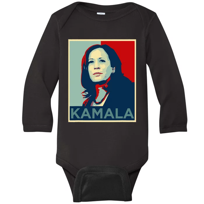 Kamala Harris Im Speaking Quote Joe Biden 2024 Baby Long Sleeve Bodysuit