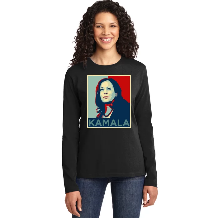 Kamala Harris Im Speaking Quote Joe Biden 2024 Ladies Long Sleeve Shirt