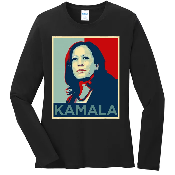 Kamala Harris Im Speaking Quote Joe Biden 2024 Ladies Long Sleeve Shirt