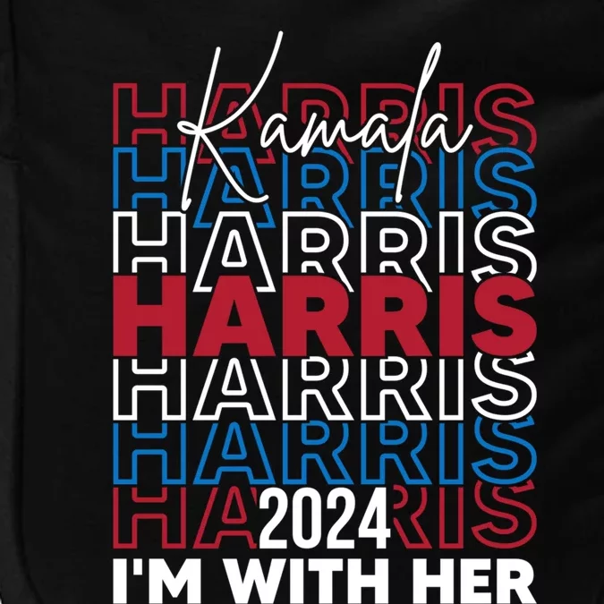 Kamala Harris IM With Her For President 2024 Gift Impact Tech Backpack