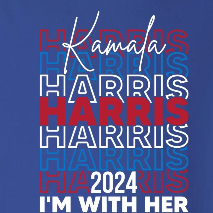 Kamala Harris IM With Her For President 2024 Gift Toddler Long Sleeve Shirt