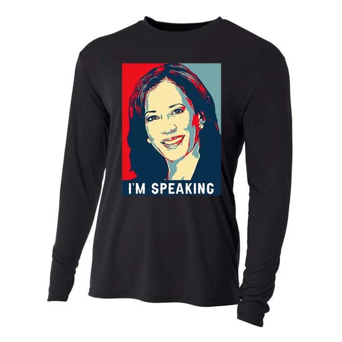 Kamala Harris IM Speaking Quote Joe Biden Cooling Performance Long Sleeve Crew