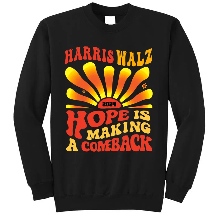 Kamala Hope Is Making A Comeback Groovy Sweatshirt