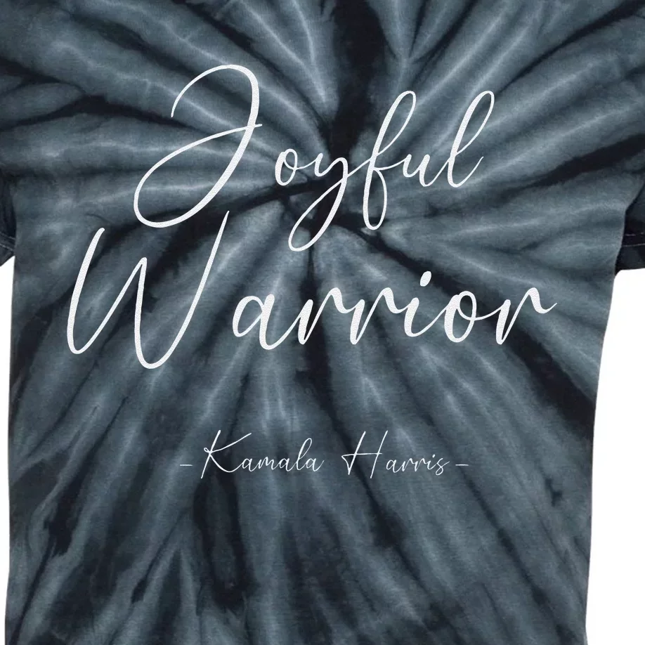 Kamala Harris Joyful Warrior Kamala Harris 2024 Kids Tie-Dye T-Shirt