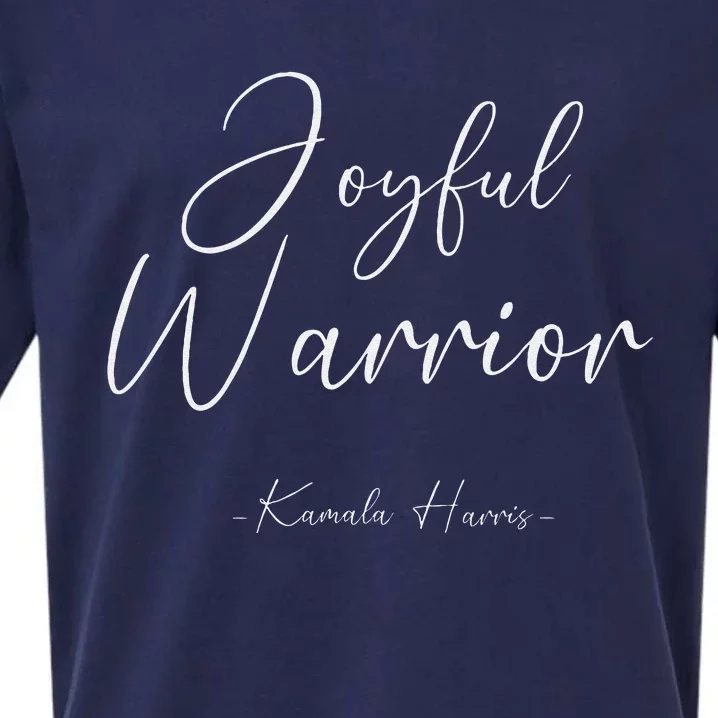 Kamala Harris Joyful Warrior Kamala Harris 2024 Sueded Cloud Jersey T-Shirt