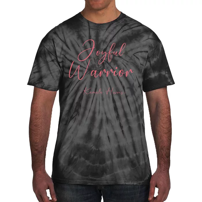 Kamala Harris Joyful Warrior Kamala Harris 2024 Tie-Dye T-Shirt