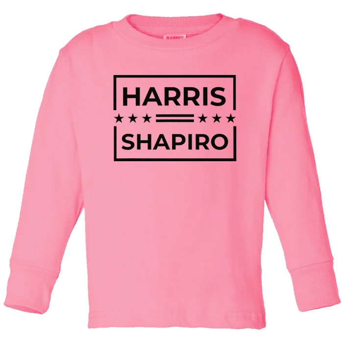 Kamala Harris Josh Shapiro 2024 Toddler Long Sleeve Shirt