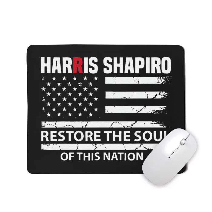 Kamala Harris Josh Shapiro Restore The Soul Of This Nation Mousepad